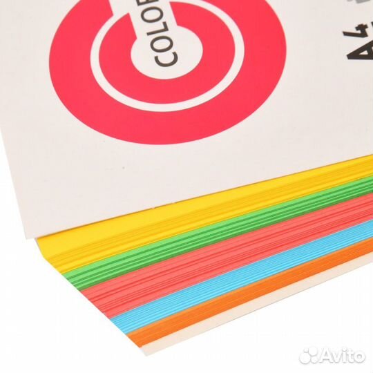 Бумага цветная для печати ColorCode красный