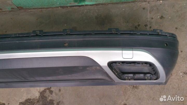 Спойлер (юбка) бампера задний Volkswagen Teramont