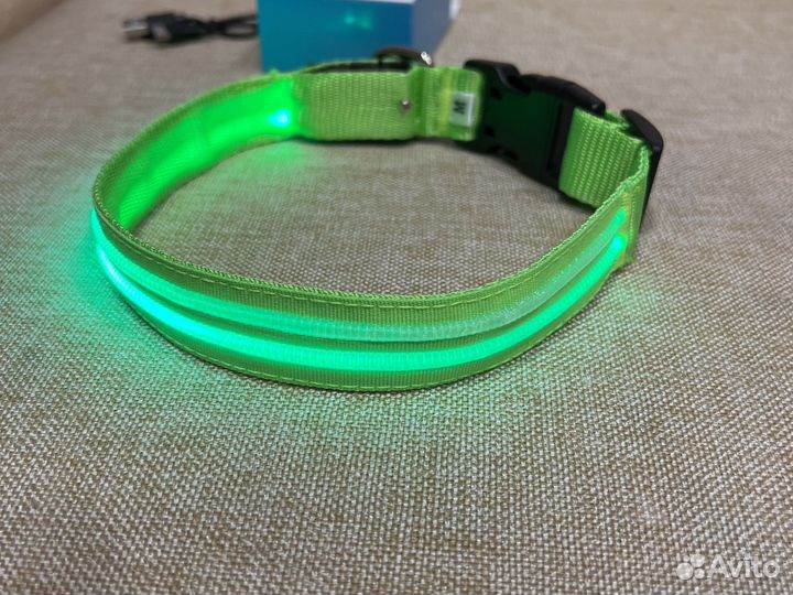 Ошейник светящийся для собак