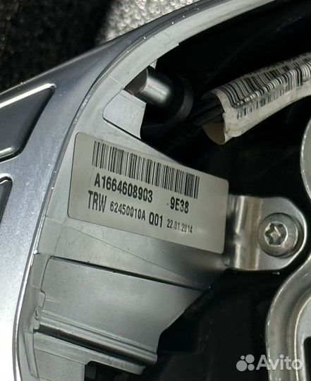 Руль на mercedes 166