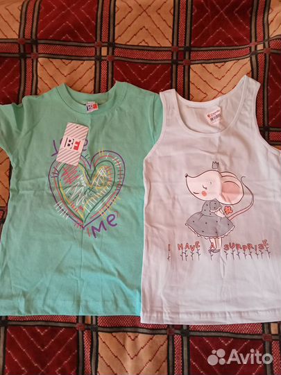 Вещи пакетом на девочку 116 122
