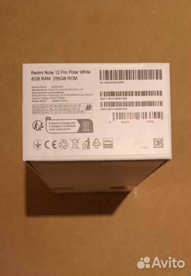 Xiaomi Redmi Note 12 Pro 4G, 8/256 ГБ