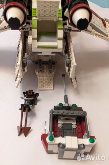 Lego 75021+75019 Republic Gunship + AT-TE