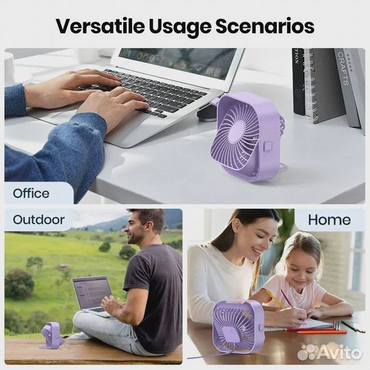 Вентилятор на стол или в машину (разные цвета)