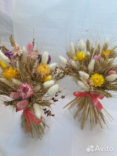 Букеты сухоцветы