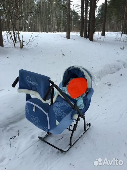 Коляска санки