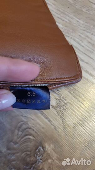 Перчатки кожаные