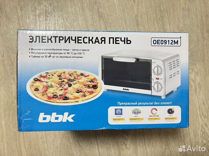 Духовка электрическая BBK Мини Печь Новая Упаковка