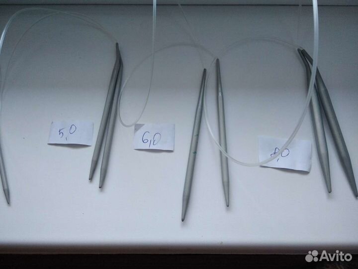 Спицы для вязания круговые