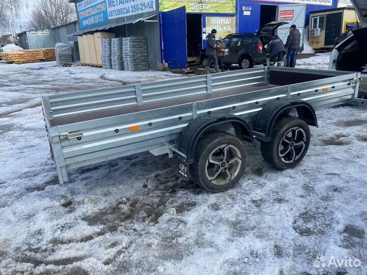 Прицеп двухосный 32.022.Рассрочка и Фаркопы