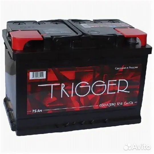 Аккумулятор trigger 75a/ч на газель