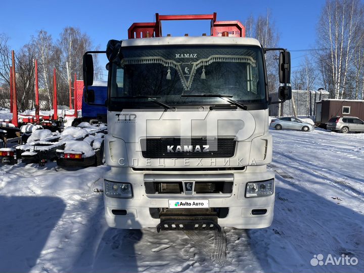 Лесовоз (сортиментовоз) КАМАЗ 6580 с КМУ Майман, 2019