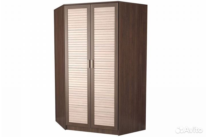 Шкаф угловой двустворчатый 