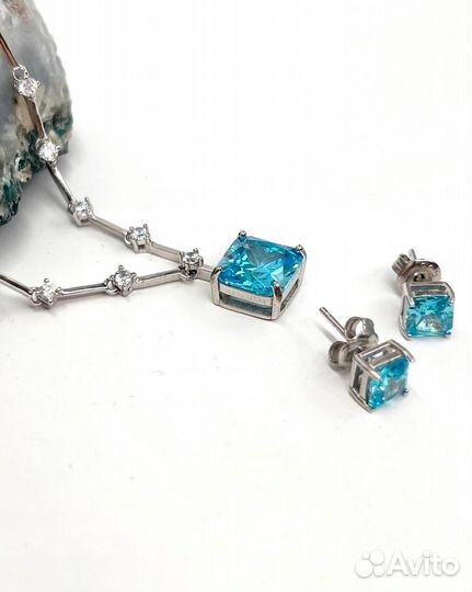 Комплект graff серебро 925