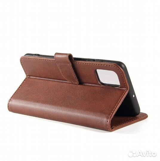Кожаный чехол-книжка на самсунг-галакси-А71