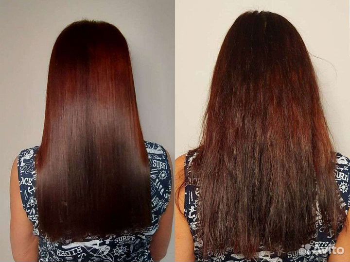 Кератиновое выпрямление