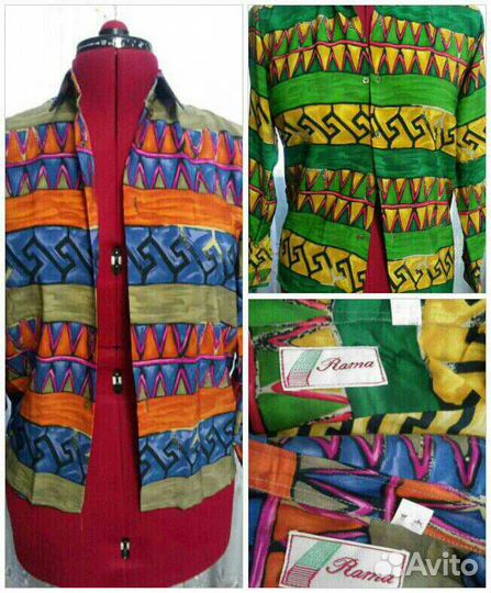 Рубашки шелк р34 36подростковые