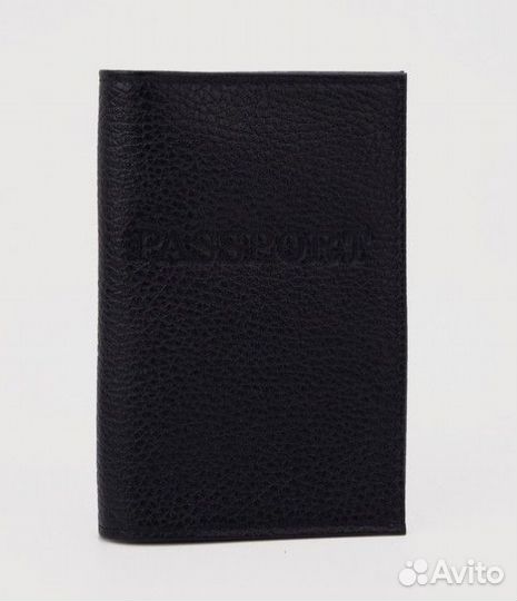 Обложка для паспорта натуральная кожа Россия
