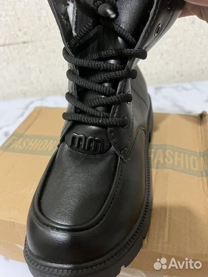 Ботинки демисезонные на платформе берцы