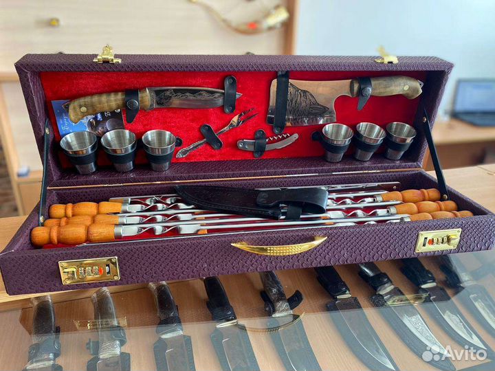 Шашлычный набор в кейсе