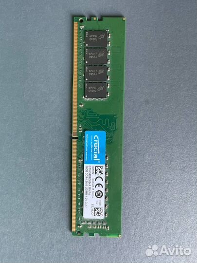 Оперативная память ddr4 16gb 2400 crucial