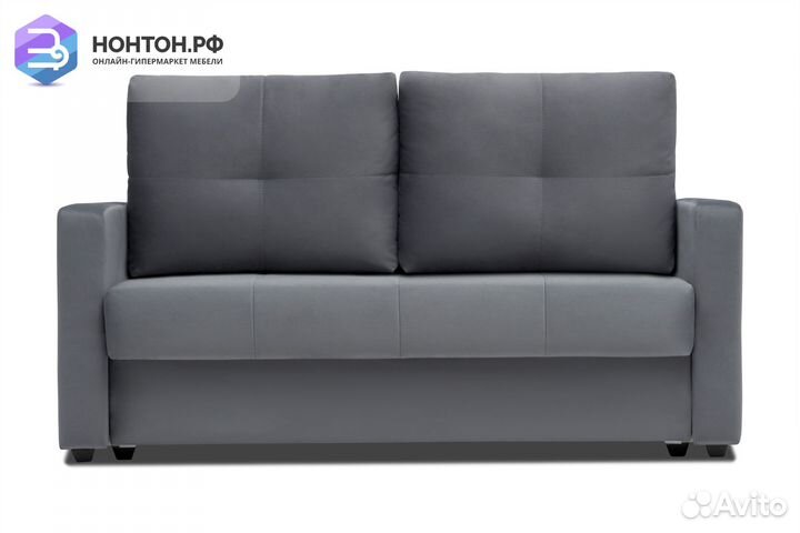 Диван шагающая еврокнижка Вита темно-серый