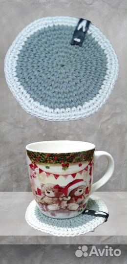 Подставка вязанная