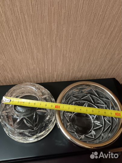 Хрустальная конфетница СССР