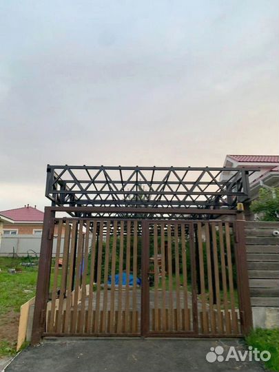 Навес под автомобиль