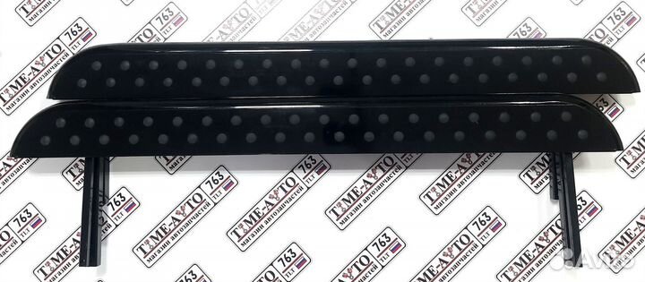 Пороги на ниву 2121 (Черный глянец)