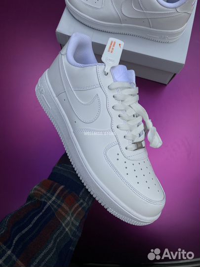 Nike Air Force 1 low белые