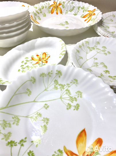 Столово чайный сервиз Luminarc Франция 39 предм