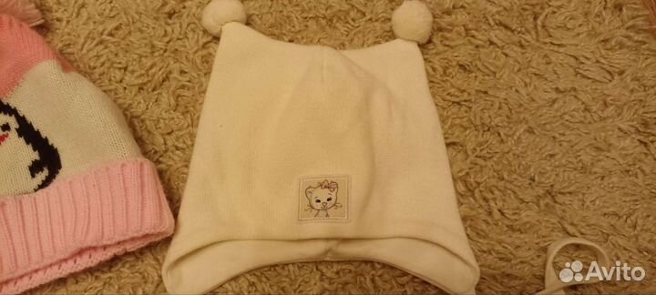 Шапки детские на девочку