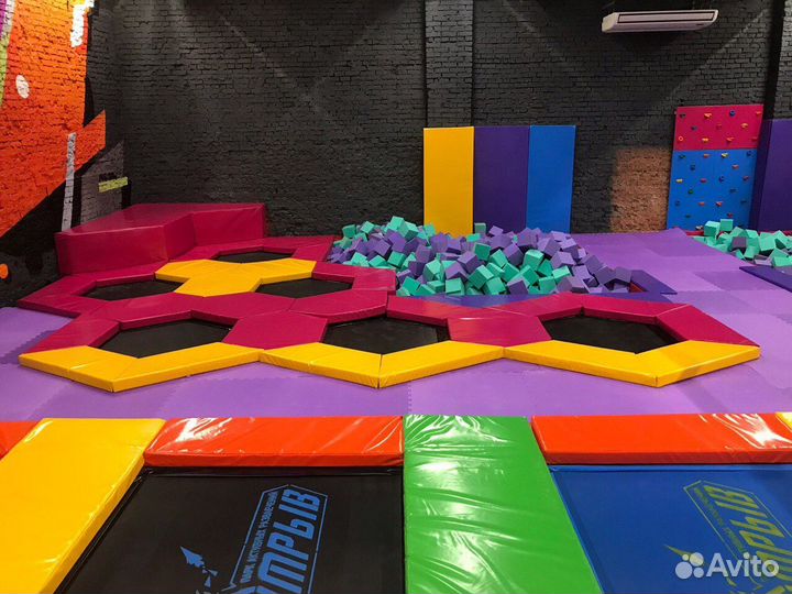 Батутная арена ба-2, детская игровая зона