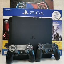 Sony Ps4 Slim 1tb +60 игр +2 Джойстика