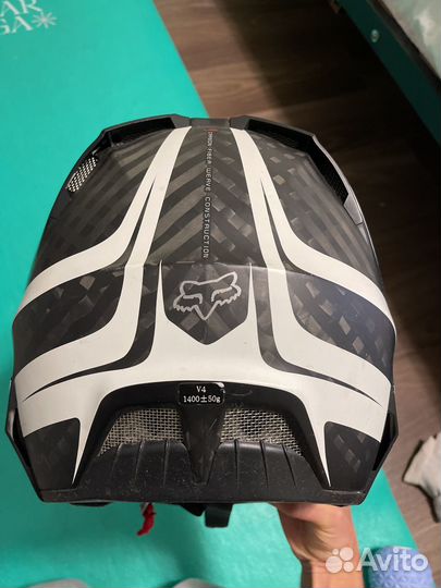 Шлем для мотокросса fox