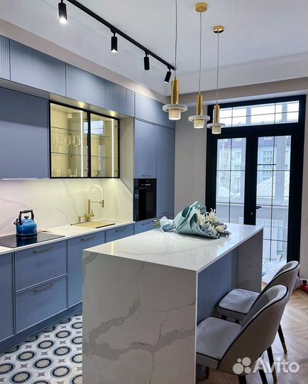 Столешница. Столешница из камня. Кварц. Акрил