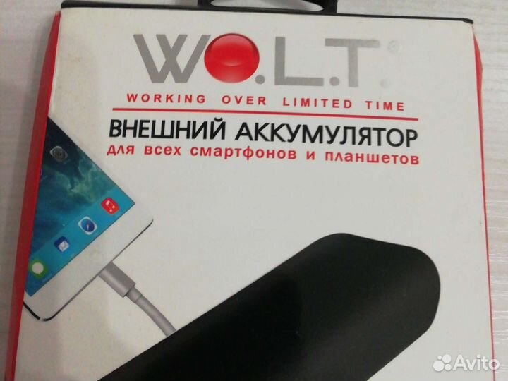 Внешний аккумулятор wolt GC-U01 2600m/Ah,черный