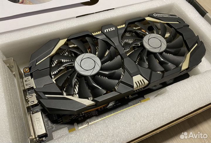 Видеокарта gtx 1060 6gb msi