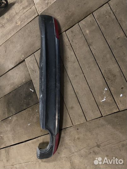 Юбка заднего бампера kia optima 4