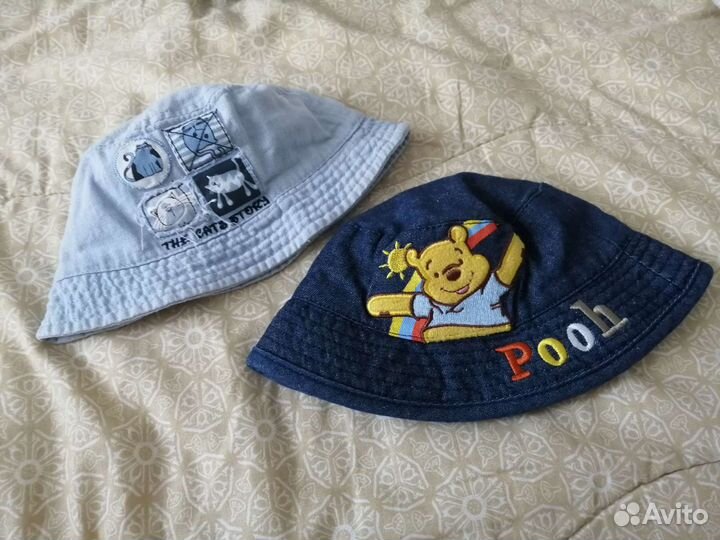 Панама, детские шапочки 2 шт