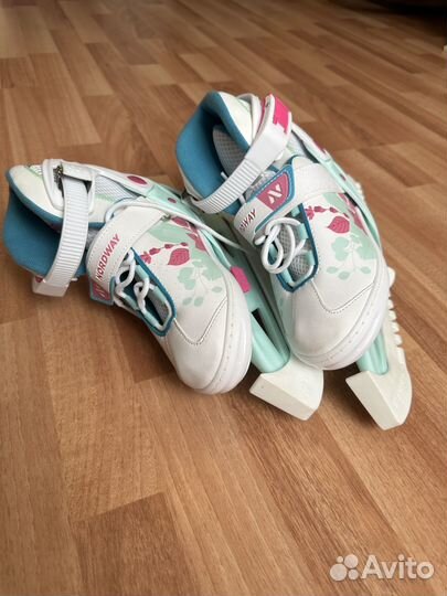 Коньки детские раздвижные 31-36 новые