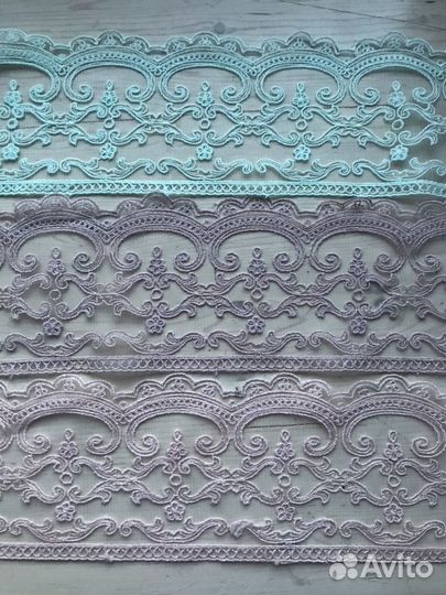 Кружево вышивка на сетке