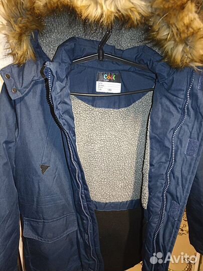 Зимняя куртка на мальчика 140