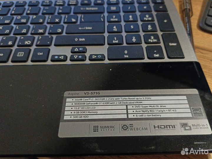 Acer aspire v3 571g