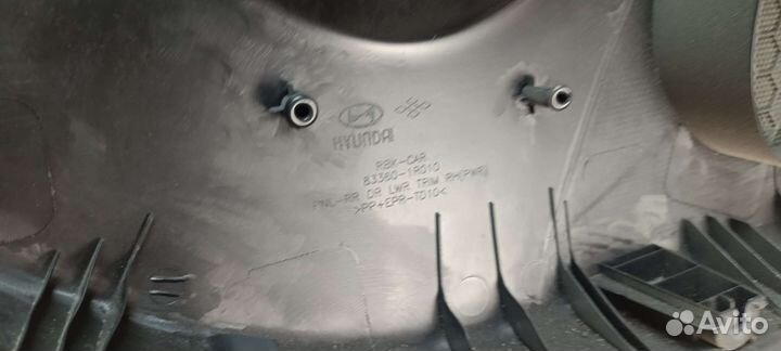 Обшивка Двери Задняя Правая Hyundai Solaris 1