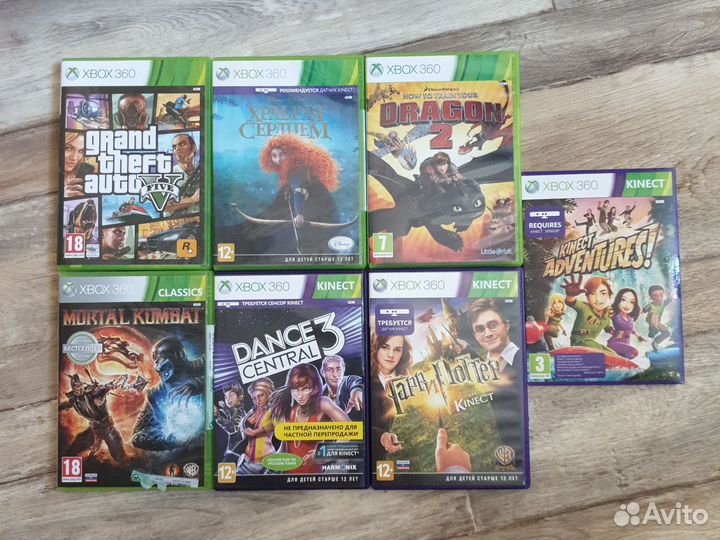 Игровые диски на приставку xbox 360 (лицензионные)