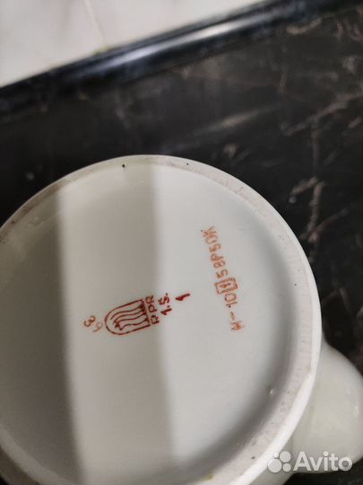 Кофейник и молочник фарфор СССР