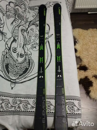 Горные лыжи elan element новые. Комплект