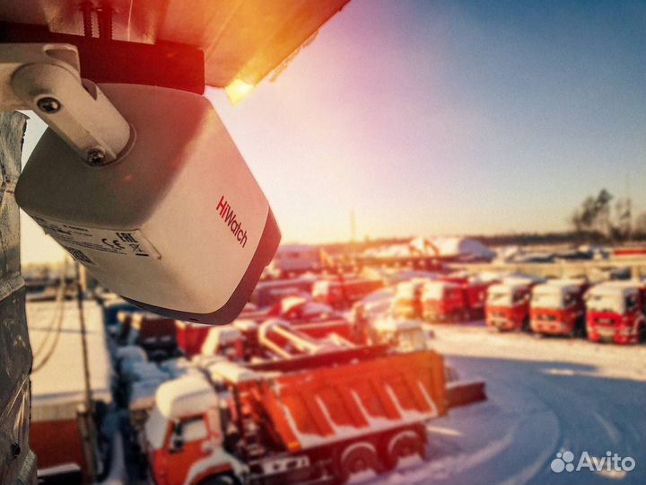 Монтаж камер видеонаблюдения HiWatch DS-I652M(B)